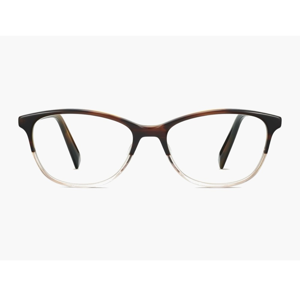 Warby Parker Brown Tortoise to Clear Cat-Eye Glasses